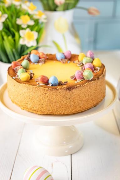 Zdjęcie - Puszysty sernik wielkanocny z olejem - Przepisy kulinarne ze zdjęciami