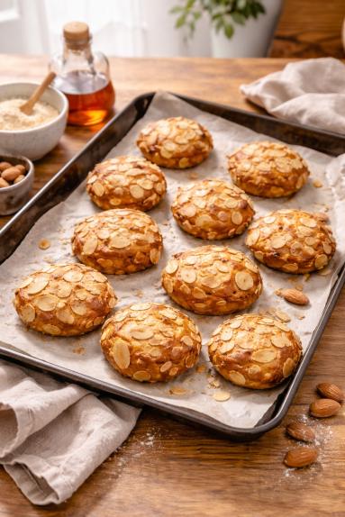 Zdjęcie - Ciasteczka migdałowe  /low carb / - Przepisy kulinarne ze zdjęciami