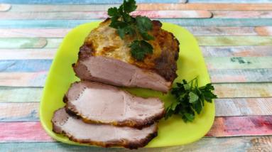 Zdjęcie - Pieczony schab w sosie musztardowo-miodowym + film &ndash; Smakowite Dania - Przepisy kulinarne ze zdjęciami