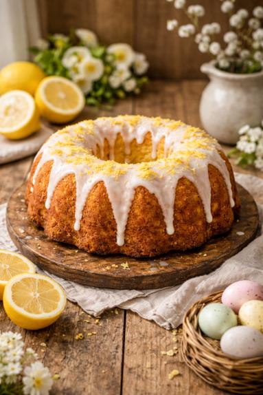 Zdjęcie - Babka cytrynowa z mascarpone - Przepisy kulinarne ze zdjęciami