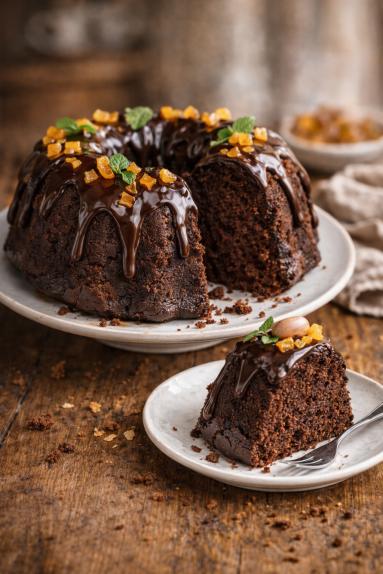 Zdjęcie - Babka  podw&oacute;jnie czekoladowa - Przepisy kulinarne ze zdjęciami