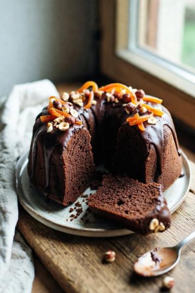 Zdjęcie - Babka  podw&oacute;jnie czekoladowa - Przepisy kulinarne ze zdjęciami