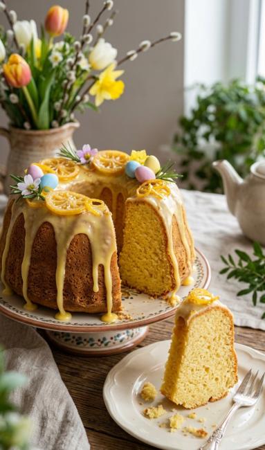 Zdjęcie - Babka piaskowa z nutą cytryny - Przepisy kulinarne ze zdjęciami