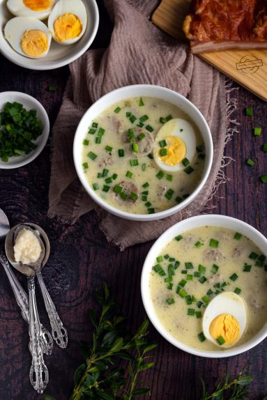 Zdjęcie - Zupa chrzanowa - Przepisy kulinarne ze zdjęciami