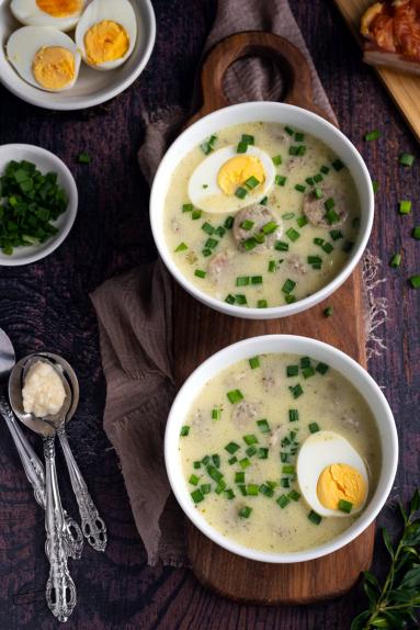 Zdjęcie - Zupa chrzanowa - Przepisy kulinarne ze zdjęciami