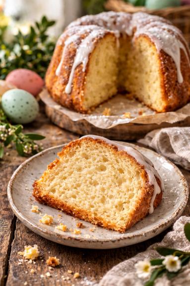 Zdjęcie: Babka drożdżowa z lukrem i nutą pomarańczy Zdjęcie - Babka drożdżowa z lukrem i nutą pomarańczy - Przepisy kulinarne ze zdjęciami