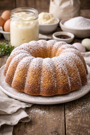 Zdjęcie - Babka majonezowa - Przepisy kulinarne ze zdjęciami