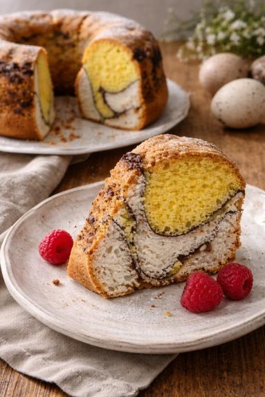 Zdjęcie - Babka mozaikowa - Przepisy kulinarne ze zdjęciami