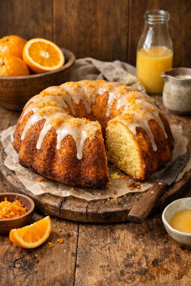 Zdjęcie - Babka pomarańczowa - Przepisy kulinarne ze zdjęciami