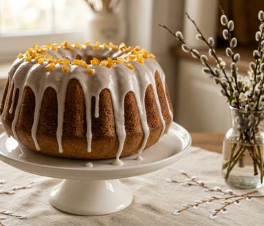 Zdjęcie - Baba drożdżowa parzona rodzynkami - Przepisy kulinarne ze zdjęciami