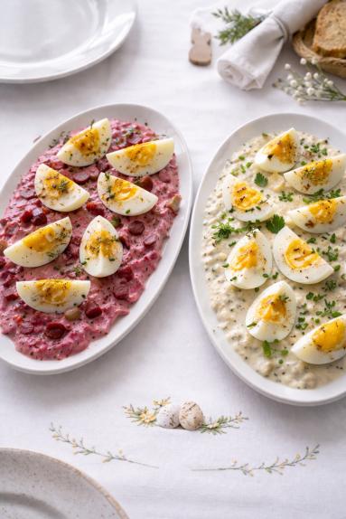 Zdjęcie - Jajka w sosie tatarskim - Przepisy kulinarne ze zdjęciami