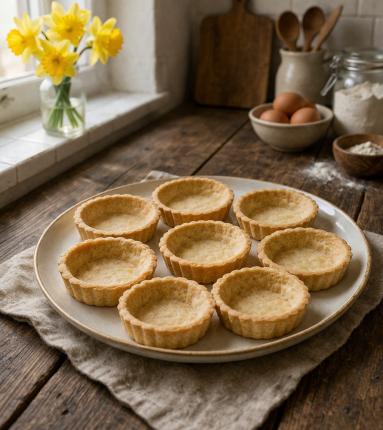 Zdjęcie - Tartaletki z  kremem i owocami - Przepisy kulinarne ze zdjęciami