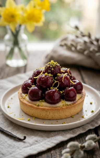 Zdjęcie - Tartaletki z  kremem i owocami - Przepisy kulinarne ze zdjęciami