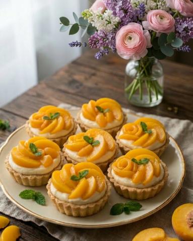 Zdjęcie - Tartaletki z  kremem i owocami - Przepisy kulinarne ze zdjęciami