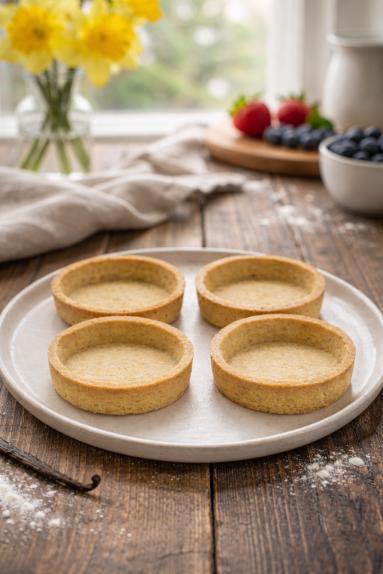 Zdjęcie - Tartaletki z  kremem i owocami - Przepisy kulinarne ze zdjęciami