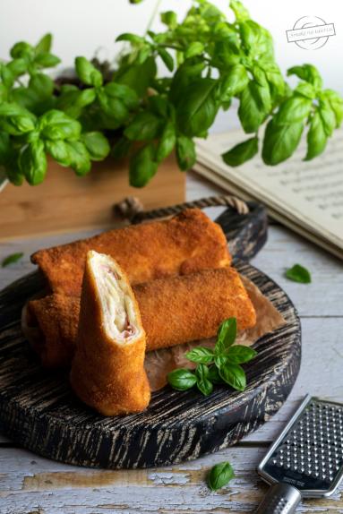 Zdjęcie: Krokiety z tortilli z szynką i serem Zdjęcie - Krokiety z tortilli z szynką i serem - Przepisy kulinarne ze zdjęciami