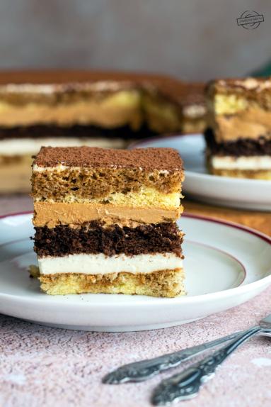 Zdjęcie - Ciasto a&rsquo;la Tiramisu - Przepisy kulinarne ze zdjęciami