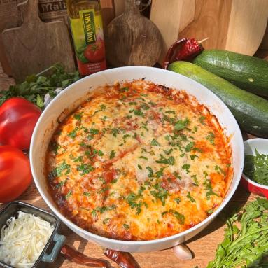 Zdjęcie - Lasagne z cukinii - Przepisy kulinarne ze zdjęciami
