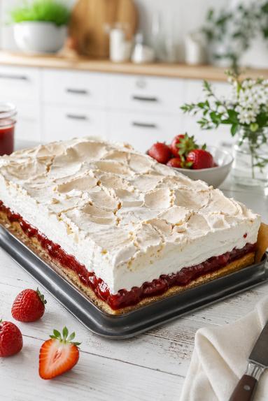 Zdjęcie: Ciasto "Truskawkowa fantazja " Zdjęcie - Ciasto "Truskawkowa fantazja " - Przepisy kulinarne ze zdjęciami