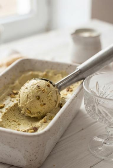 Zdjęcie: Lody domowe-pistacjowe Zdjęcie - Lody domowe-pistacjowe - Przepisy kulinarne ze zdjęciami