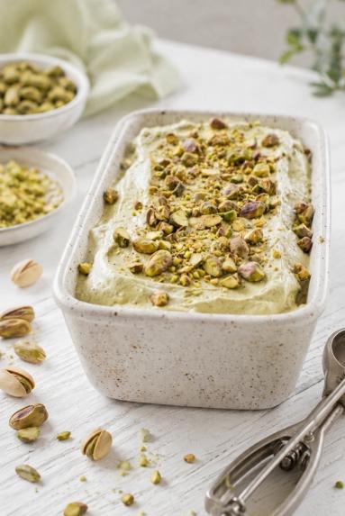 Zdjęcie - Lody domowe-pistacjowe - Przepisy kulinarne ze zdjęciami