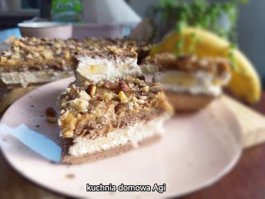 Zdjęcie: Ciasto bez pieczenia ze śmietanką i serkiem MASCARPONE "bananowiec" i "truskawkowe" Zdjęcie - Ciasto bez pieczenia ze śmietanką i serkiem MASCARPONE "bananowiec" i "truskawkowe" - Przepisy kulinarne ze zdjęciami