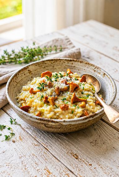Zdjęcie: Risotto z kurkami Zdjęcie - Risotto z kurkami - Przepisy kulinarne ze zdjęciami