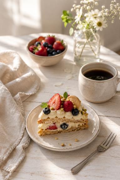 Zdjęcie: Tarta migdałowa z leśnymi owocami Zdjęcie - Tarta migdałowa z leśnymi owocami - Przepisy kulinarne ze zdjęciami