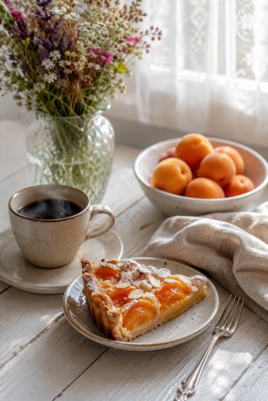 Zdjęcie - Tarta morelowa z delikatną bezą - Przepisy kulinarne ze zdjęciami