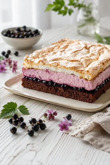 Zdjęcie: Ciasto "Cassis" Zdjęcie - Ciasto "Cassis" - Przepisy kulinarne ze zdjęciami