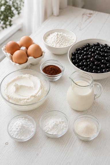 Zdjęcie: Ciasto "Cassis" Zdjęcie - Ciasto "Cassis" - Przepisy kulinarne ze zdjęciami