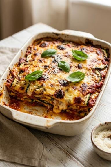 Zdjęcie - Zapiekanka z cukinii/ Parmigiana di Zucchine – - Przepisy kulinarne ze zdjęciami