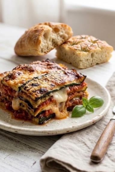 Zdjęcie - Zapiekanka z cukinii/ Parmigiana di Zucchine – - Przepisy kulinarne ze zdjęciami