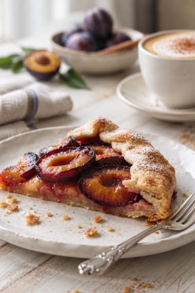 Zdjęcie: Galette ze śliwkami Zdjęcie - Galette ze śliwkami - Przepisy kulinarne ze zdjęciami