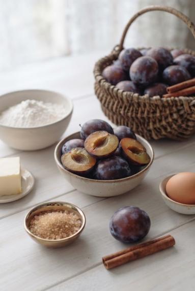 Zdjęcie - Galette ze śliwkami - Przepisy kulinarne ze zdjęciami