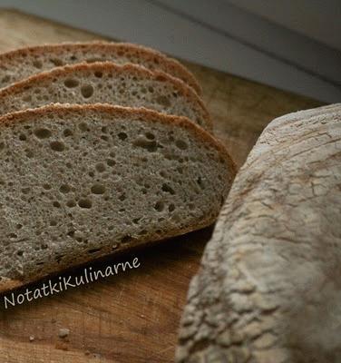 Zdjęcie - Weekendowa Piekarnia #57: Chleb pszenno żytni z prażoną mąką - Przepisy kulinarne ze zdjęciami