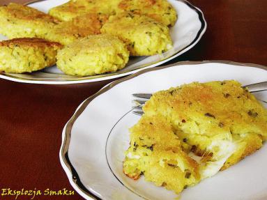 Zdjęcie - Krokiety ryżowe z  mozzarellą  - Przepisy kulinarne ze zdjęciami