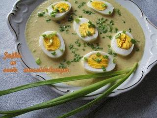 Zdjęcie - Jajka w sosie  musztardowym  - Przepisy kulinarne ze zdjęciami