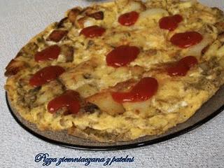 Zdjęcie - Ziemniaczana pizza z  patelni  - Przepisy kulinarne ze zdjęciami
