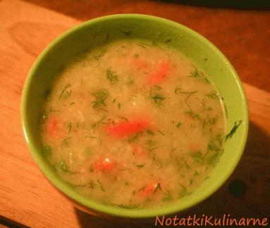 Zdjęcie - Zupa ryżowa - Przepisy kulinarne ze zdjęciami