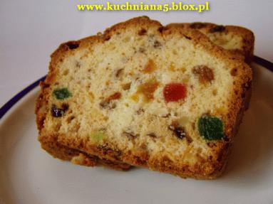 Zdjęcie - Kolorowy keks pełen bakalii  - Przepisy kulinarne ze zdjęciami