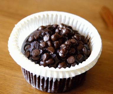 Zdjęcie - Podwójnie czekoladowe  muffiny  - Przepisy kulinarne ze zdjęciami