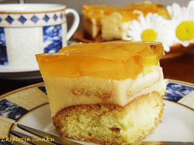 Zdjęcie - Ciasto  brzoskwiniowe  - Przepisy kulinarne ze zdjęciami