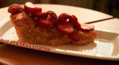 Zdjęcie - Weekendowa cukiernia - tarta z truskawkami - Przepisy kulinarne ze zdjęciami