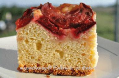 Zdjęcie - Półkruche ciasto ze  śliwkami   - Przepisy kulinarne ze zdjęciami