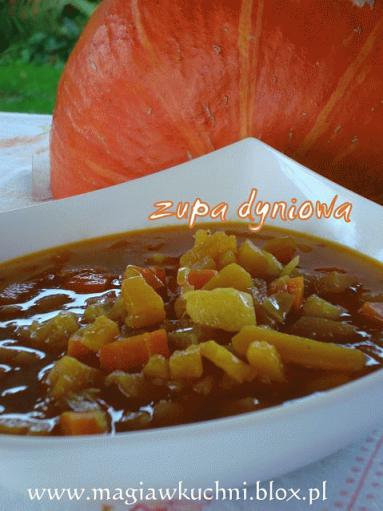 Zdjęcie - Zupa dyniowa   - Przepisy kulinarne ze zdjęciami