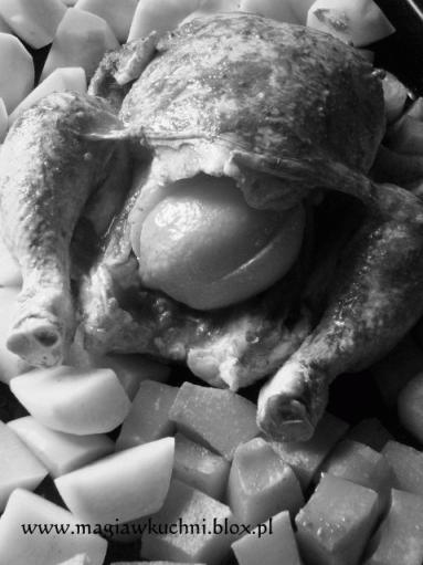 Zdjęcie - Kurczak z kiszonymi cytrynami i pieczoną dynią  - Przepisy kulinarne ze zdjęciami