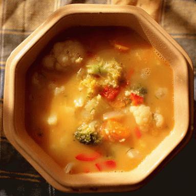 Zdjęcie - Aromatyczna zupa kalafiorowo-brokułowa - Przepisy kulinarne ze zdjęciami