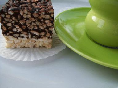 Zdjęcie - Kruchy blok czekoladowo -  ryżowy  - Przepisy kulinarne ze zdjęciami