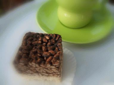 Zdjęcie - Kruchy blok czekoladowo -  ryżowy  - Przepisy kulinarne ze zdjęciami